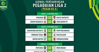 Jadwal Pertandingan Liga 2 Indonesia 2023