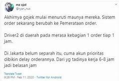 Sistem Pembagian Order Gojek 2023